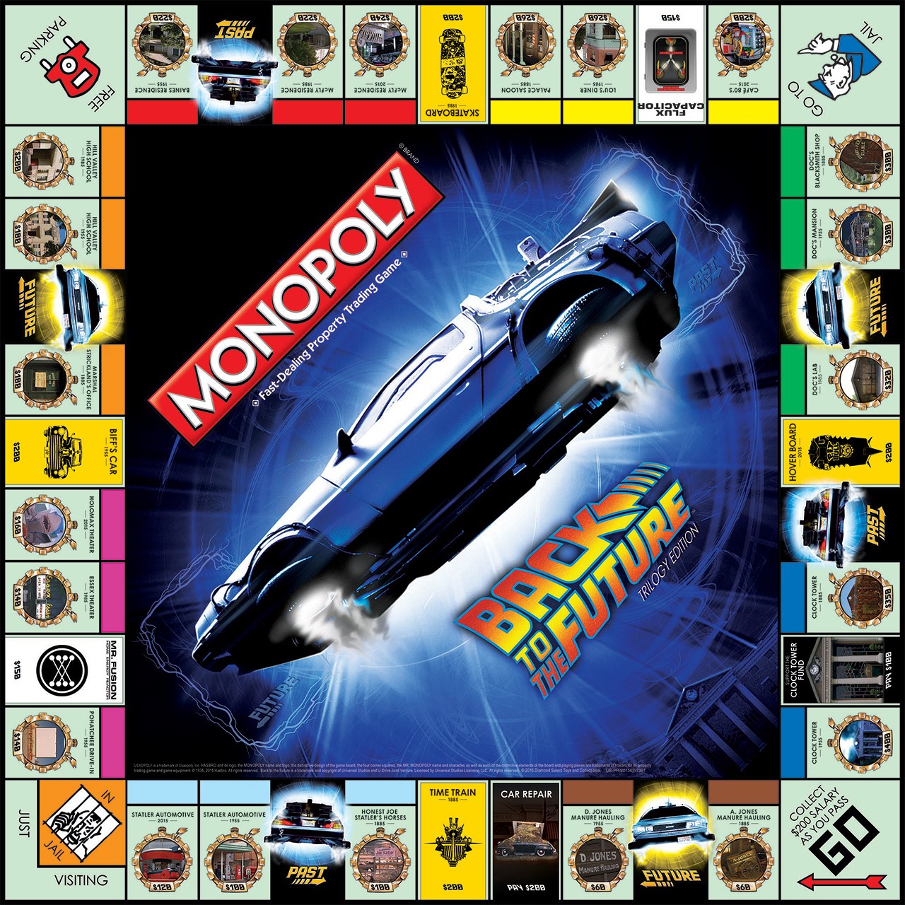 Jeu De Société - Monopoly - Retour Vers Le Futur